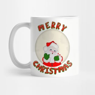 Santa In The Moon Merry Christmas Mug